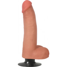 Curve Toys Vibrating Dildo with Balls - 8 / 20,5 cm