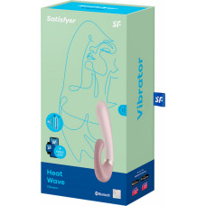 Satisfyer Heat Wave - согревающий вибратор и стимулятор клитора - лиловый