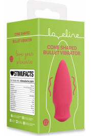 Loveline By Shots Cone Shaped Bullet Vibrator - Blushing Red