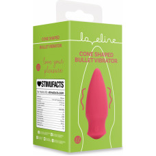 Loveline By Shots Cone Shaped Bullet Vibrator - Blushing Red