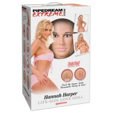 Pipedream Extreme Dollz PED Hannas Hārperes dabiskais izmērs