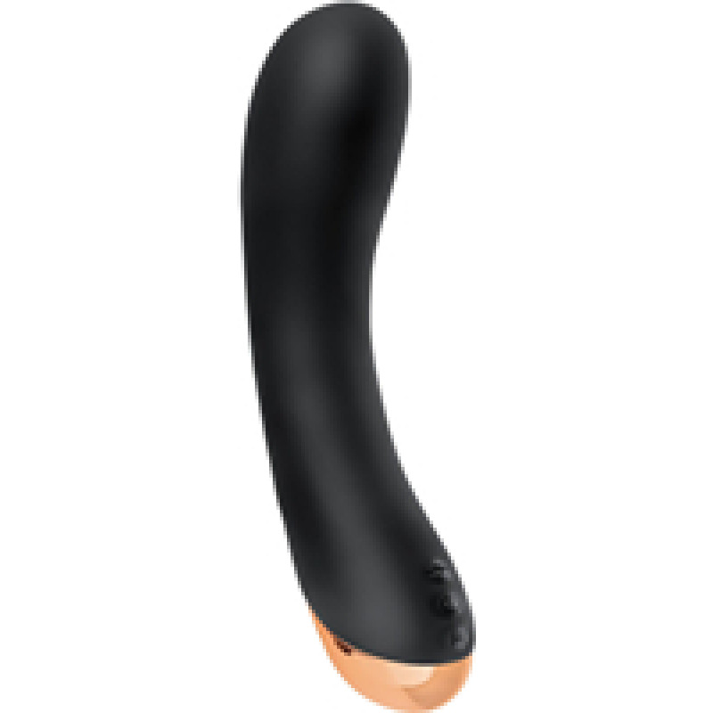 Toyfa Nereāls vibrators WANAME D-SPLASH STREAM, silikons, melns, 21 cm