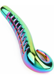 Mr. Steel Devil's Tongue Dildo / Multicolor