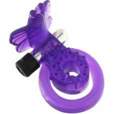 Seven Creations Cock & Ball Ring Butterfly / Purple