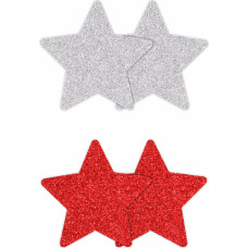 Ns Novelties Pasties Glitter Stars 2 Pair