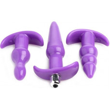 Xr Brands 4 Piece Vibrating Butt Plug Set