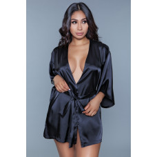 Bewicked Amora Robe - BLK / 1X