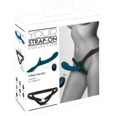 You2Toys Jūsu Strap-On RC vibrators zils