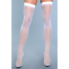 Bewicked Best Behavior Thigh Highs - WH / OS