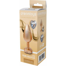 Dream Toys GLEAMING LOVE MATTE GOLD PLUG LARGE