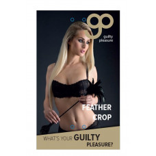 Guilty Pleasure Bdsm GP FEATHER CROP BLACK