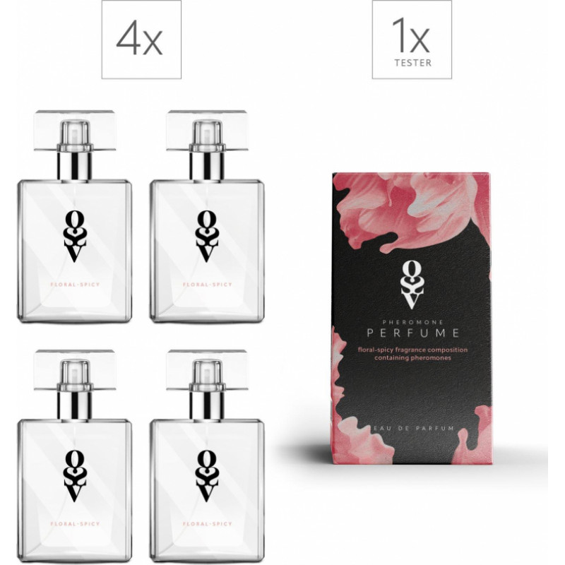 Obsessive Zestaw Tester + 4 Perfumy Floral-spicy 30 ml