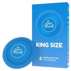 Love Match Prezerwatywy-Love Match King Szie XXL - 6 pcs pack