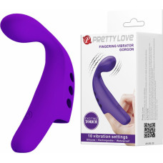 Pretty Love - FINGERING VIBRATOR GORGON Purple,  10 vibration functions