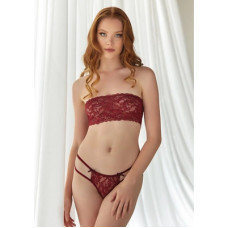 Allure Lace Bandeau and String Set - L/XL