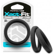 Perfectfitbrand #21 Xact-Fit - Cockring 2-Pack