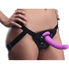 Xr Brands Navigator - Silicone G-Spot Dildo with Harness