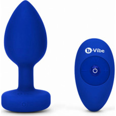 B-Vibe - Vibrējošs Jewel Plug L/XL Navy