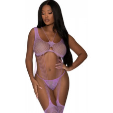 Magic Silk Seamless Body Stocking and G-Set - One Size - Lavender