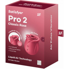 Satisfyer Pro 2 — klasiskā roze — gaisa impulsa vibrators