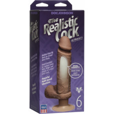 Doc Johnson Vibruojantis ULTRASKYN Dildo - 6 / 15 cm