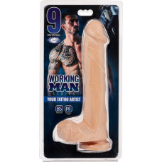 Cloud 9 Working Man - Your Tattooist Dildo - 9 / 23 cm