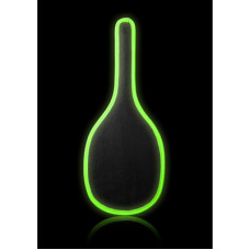 Ouch! By Shots Round Paddle - Glow in the Dark