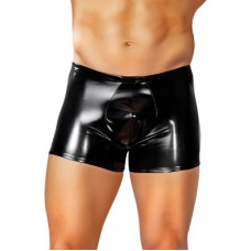 Male Power Shorts with Zipper - L - Black