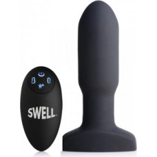 Xr Brands Inflatable Vibrating Silicone Butt Plug