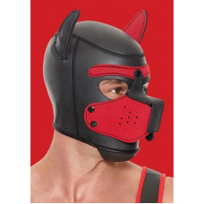 Ouch! By Shots Neoprene Puppy Mask - Red