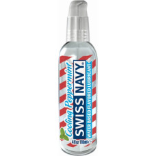 Swiss Navy Lubrikants ar atvēsinošu piparmētru garšu - 4 fl oz / 118 ml