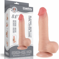 Lovetoy DILDO 8-tolline LIIGENDAVA NAHA KAHEKIHISE DONGLIHA