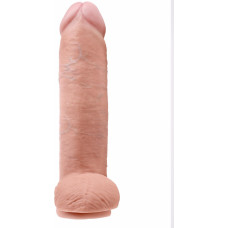 Pipedream Cock 12 Inch With Balls Light skin tone