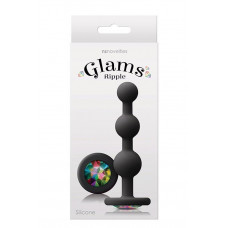 Ns Novelties GLAMS RIPPLE RAINBOW GEM BLACK