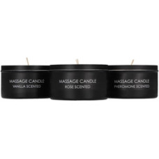 Ouch! By Shots Massage Candle Set - Pheromone, Vanilla  Rose Scented