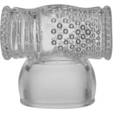 Doc Johnson Cock Stroker - Wand Attachment - Clear