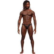 Male Power Micro V Thong - S/M - Black