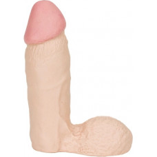 Doc Johnson Thick Dong with Balls - 7 / 18 cm - White