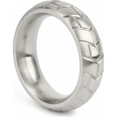 Mr. Steel MeGa Tire C-Ring Satin 40mm / Silver