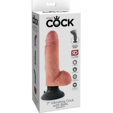 King Cock 7 collu vibrācijas/w.bumbiņas