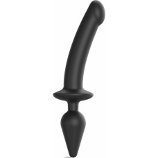 Strap-On-Me - Switch Plug-in daļēji reālistisks dildo melns XXL