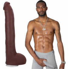 Doc Johnson Hollywood Cash - Realistic ULTRASKYN Dildo - 11 / 29 cm - Chocolate