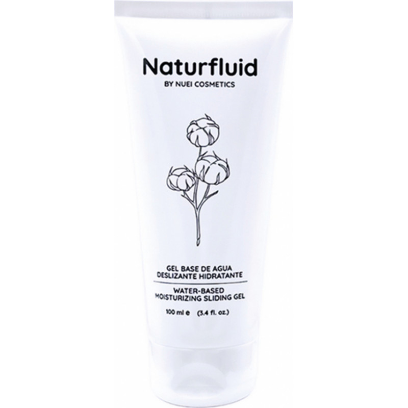 Nuei Naturfluid — uz ūdens bāzes veidots slīdošais gēls — īpaši biezs — 3,4 fl unces / 100 ml