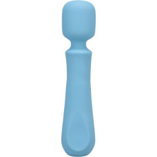 Doc Johnson Euphoria - Rechargeable Silicone Wand Vibe - Blue