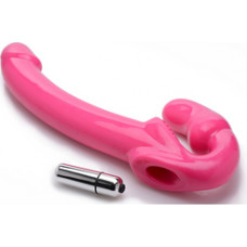 Xr Brands Revolver Slim - Vibrating Strapless Strap-On