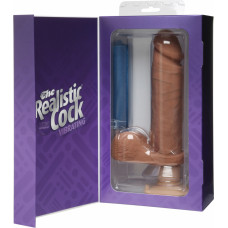 Doc Johnson Vibruojantis ULTRASKYN Dildo - 8 / 20 cm