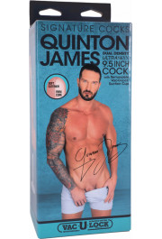 Doc Johnson Quinton James - Reālistisks ULTRASKYN Dildo - 9,5 / 24 cm