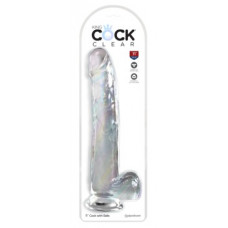 King Cock Clear KingCockClear 11 w balls Clear