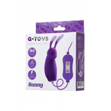 Toyfa A-TOYS, Vibro ola 'Bunny', ar vadības paneli, silikons, violeta