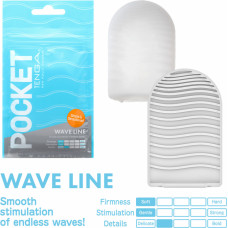 Tenga Pocket Wave Line / Transparent